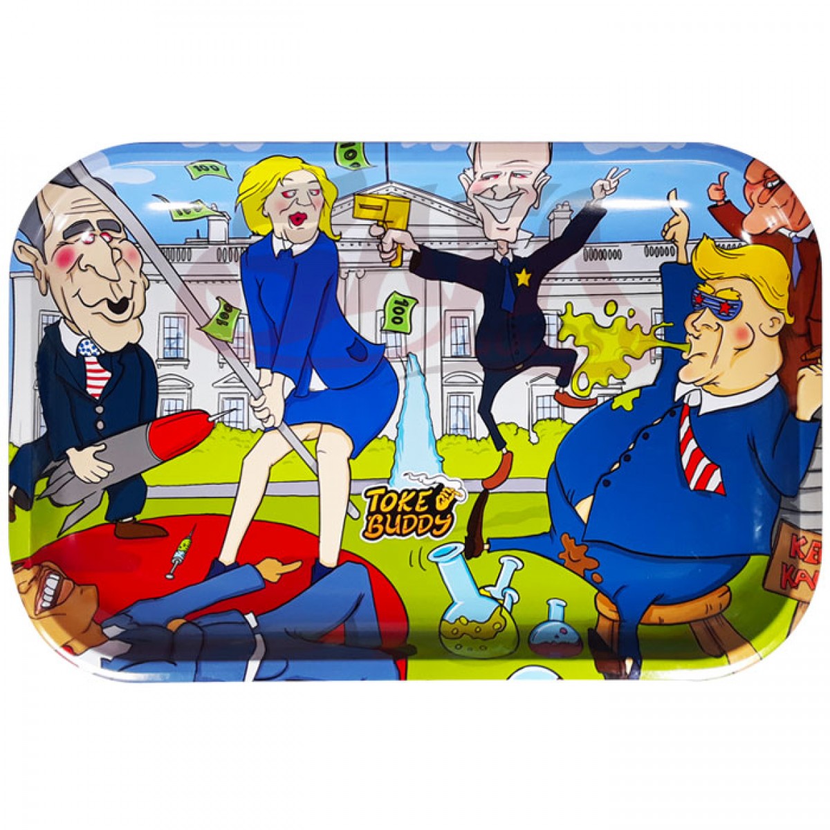 Toke Buddy Metal Rolling Tray | White House